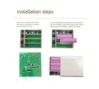 SAI de CC Regulado de 12 V/9 V/5 V con Caja de Batería 18650 Sin Soldadura. Kit de Sistema de Alimentación Ininterrumpida.
