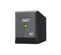 Greencell UPS 2000 VA 1400 W PowerProof con Pantalla LCD - SAI con Onda sinusoidal Pura, protección de Corriente fiable, protección contra sobretensiones, Fuente de alimentación de Emergencia para