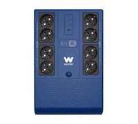 Sai línea interactiva woxter multibase ups 1200 va/ 1200va-720w/ 8 salidas/ formato torre