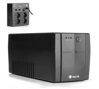 NGS FORTRESS1500V2 - Sistema de Alimentación Ininterrumpida SAI, Off Line UPS 1200 VA, Tensión Constante de Salida 720W para 4 Enchufes Schuko