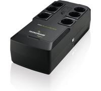 Tecnoware SAI Era Plus Strip 800 - Sistemas de Alimentación Ininterrumpida - 6 Salidas Schuko - Autonomía: 10 min/PC o 40 min/Módem Router - Potencia 800 VA