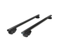 SAIBOL Baca para Coche 2 Piezas 120 O 135 Cm Universales Se Adaptan A Automóviles con Portaequipajes Techo Barras Transversales para Kayak Snowboard(Black 1.2M 2pcs)