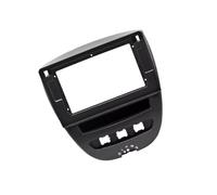 SAIBOL Marco Radio Panel Coche Marco Radio Coche 9/10 1 Pulgadas Kit Tablero Fascia Unidad Principal DVD Cubierta Panel Estéreo para Citroen para C1 2005-2013 2014 Fascia(9 Inch)