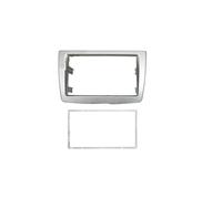 SAIBOL Marco Radio Panel Coche para Alfa para Romeo para Mito 2008 + Doble 2 DIN Fascia Radio Panel Estéreo DVD Kit Marco Montaje Tablero Bisel Placa Envolvente Fascia(173x98mm)
