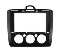 SAIBOL Marco Radio Panel Coche para Ford para Focus Mk2 MK3 para S-MAX Marco Coche Adaptador Fascia Android Radio Dash Kit Panel Ajuste Fascia(Frame MT AC Black)
