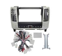 SAIBOL Marco Radio Panel Coche para Toyota para Harrier 2003-2009 Superior Admite Decodificación Autobús Marco Coche Adaptador Fascia Kit Panel Tablero Radio Android Fascia(Full Set BSJ RHD)