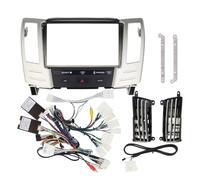 SAIBOL Marco Radio Panel Coche para Toyota para Harrier 2003-2009 Superior Admite Decodificación Autobús Marco Coche Adaptador Fascia Kit Panel Tablero Radio Android Fascia(Full Set LZ B LHD)