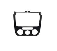 SAIBOL Marco Radio Panel Coche para VW para Jetta para Golf para GTI GLF5 2004-2009 2010 2011 1K085 8069H 1KD858069J Panel Control Clima Envolvente Radio Negro Fascia(Model B)