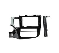 SAIBOL Marco Radio Panel Coche Radio Coche 101 Pulgadas Unidad Principal 2 DIN Panel DVD GPS MP5 Android Marco Tablero Fascia para Mitsubishi para Outlander 2014-2019 Fascia(Outlander LHD 10IN B)