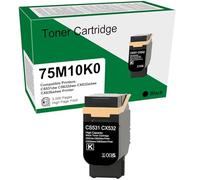 SAIBOYA Cartucho de tóner 75M10K0 (con chip) de repuesto para impresora Lexmark CS531 CX532 para impresora Lexmark CS531dw CS632dwe CX532adwe CX635adwe