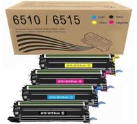 SAIBOYA Remanfactured 6510 6515 Unidad de imagen/tambor 108R01420 108R01419 108R01417 108R01418 Reemplazo para impresoras Xerox Phaser 6510 WorkCentre 6515. Paquete de 4.