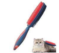 saibunratus de pelo de perro - Cepillos de doble cara para gatos | Dispositivo de depilación de animales pequeños, herramienta de aseo portátil para masaje de mascotas