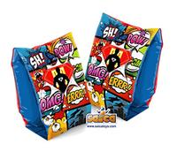 Saica Manguitos Cómic Multicolor - Manguitos Hinchables Cómic - 25x15 cm