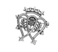 SaiDian 1 broche de plata vintage con corona de cardo irlandés, broche de insignia de la realeza irlandesa, broche escocés, zinc, sin piedras preciosas, Piedra preciosa, plata, zinc, No es una piedra