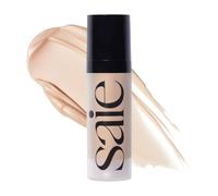 Saie Mini Glowy Super Gel - Hydrating Makeup Primer and Illuminating Glow Serum Enriquecido con vitamina C y aceite de escualano - All Over Liquid Highlighter Maquillaje para una piel de cristal