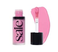 Saie Rouge Tau - Router líquido ligero con un acabado en crema mezclable para montar, color de mejillas, rocío con aplicador de maquillaje para pies, color rosa, bebé frío (120 g)