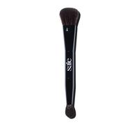 Saie The Double Brush - Brocha de maquillaje multiusos de doble punta para resaltar, contornear y ocultar - Brocha facial de punta grande para esculpir + aplicación precisa - Vegano, libre de crueldad