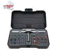 SAIFEIS DIY Screwdriver 24 in 1, 2024 Upgrade 24 In 1 Multi bit Magnetic Screwdriver Set Multifunctional Toolbox, DIY Screwdriver, Ratchet Screwdriver with Detachable Handle (1Set)