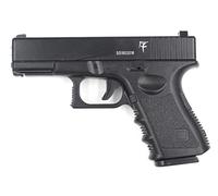 SAIGO Airsoft G17 -Pistola para Airsoft,con Muelle,de Recarga Manual (0,5 Joule)-metálico