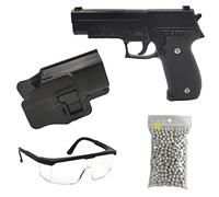 Saigo Defense Pack Pistola Airsoft G.26 Muelle Negro/Material: Metal/Potencia 0.5 Joule/Entregado con Accesorios