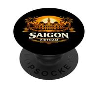 Saigón Vietnam Atardecer Horizonte Viaje Diseño Ciudad Ho Chi Minh PopSockets PopGrip Adhesivo