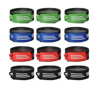 SAIIURV 12 clips para pantalones de ciclismo, clips de bicicleta, clips de ciclismo de alta elasticidad, tiras reflectantes de alta visibilidad con gancho y bucle, clips de bicicleta, pantalones para