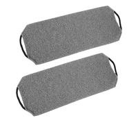 SAIIURV 2 Piezas Arnés Exfoliante de Fibre, Correa para el Lavado de Espalda, Estropajo Exfoliante de Espalda para la Ducha, Cepillo Ducha para Espalda para Todos Los Miembros de la Familia (Gris)