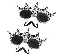 SAIIURV 2 piezas Fiesta Gafas, Accesorios Tropicales, Regalos para Niños y Adultos, para Navidad, Fiesta, Aniversario, Fiestas de Verano Decorativas Accesorios