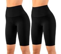 SAIIURV 2 Piezas Pantalones Cortos Deportivos para Mujer, Pantalones Cortos de Yoga, Pantalon Corto Ciclismo Gym, Short Deportivo Mujer, para Yoga Correr Fitness