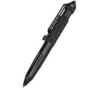 saijer Bolígrafo Táctico, Negro Aluminio Portátil con Carburo Rompecristales Multifunción Supervivencia Herramienta para Defensa Táctica Para Defensa Táctica(1pcs)