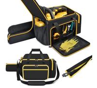 SAIKA Estuche para motosierra compatible con DEWALT 20V MAX* XR Kit de motosierra 10/12 pulgadas para EGO para cadenas Greenworks, soporte de almacenamiento para batería, aceite, cargador organizador