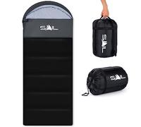 SAIL Saco de Dormir de 3 a 4 Estaciones, 2 kg, 400 g/m², para Invierno y Clima frío, Ligero, Impermeable, para Uso en Interiores y Exteriores, para niños y Adultos, para Senderismo, mochileros y