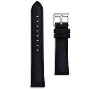 Sailcloth - Correa de reloj de tela de 20 mm y 22 mm, color negro, gris claro, verde, azul marino, rojo, nailon, pasadores de liberación rápida, forro de piel de becerro, correa de repuesto para