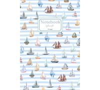 Sailing Horizons Notebook - Nautical Lined Journal: 120-Page Boat & Ocean-Themed Notebook | Perfect for School Notes, Journaling, and Creative Writing