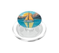 Sailing Yachting Vela-Yate Navegando Velas velero Marinero PopSockets PopGrip para MagSafe