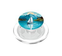 Sailing Yachting Vela-Yate Navegando Velas velero Marinero PopSockets PopGrip para MagSafe