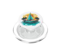 Sailing Yachting Vela-Yate Navegando Velas velero Marinero PopSockets PopGrip para MagSafe