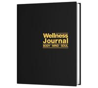 Sailingvan Diario de bienestar: rastreador de sueño portátil para fitness y | Rastreador de salud todo en uno, diario de cuidado personal sin fecha, registro de comidas diarias, ejercicio y sueño. Regalo