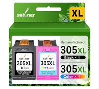 Sailner 305xl Cartuchos de Tinta Negro y Color 305 XL Reemplazo de Tinta para HP DeskJet 2720e 2820e 2700e 2722e 2710 2723e 2800 Envy 6000 6020e 6022 6032e DeskJet Plus 4100 4110 4120 4130
