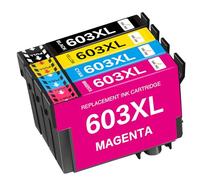 Sailner Cartuchos de impresora 603XL compatibles con Epson 603 para Expression Home XP-4155 XP-3100 XP-2100 XP-4150 XP-4105 XP-4100 XP-3155 XP-3150 XP-3105 XP-2155 (Pack de 4 unidades)