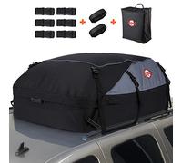 Sailnovo Cofre de Techo para automóvil, 580L, Plegable, Impermeable, para Techo de automóvil, portaequipajes, Cofre de Techo Resistente con 6+6 Correas reforzadas