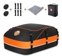 Sailnovo Bolsa de Techo para Coche 580 litros,portaequipajes para Coche, Bolsa de Transporte Impermeable para Coches con o sin portaequipajes, Incluye Alfombrilla Protectora