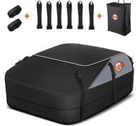 Sailnovo Bolsa de Techo de 580 L/20 cúbicos, Impermeable, con 6 Ganchos para Puerta, Bolsa de Transporte de Techo Grande para Coches sin/con Barras de Techo/portaequipajes/rieles
