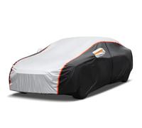 Sailnovo Funda de coche de 10 capas, impermeable, para lluvia, sol, polvo, protección UV, para sedán, 488 x 183 x 150 cm (longitud 488 hasta 490 cm)