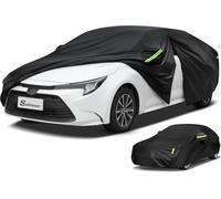Sailnovo Funda Impermeable para automóvil para Todo Tipo de Clima,7 CapasCubierta Exterior Completa para Coche,para Audi,Honda al Aire Libre protección UV con Cremallera(450-470 cm)
