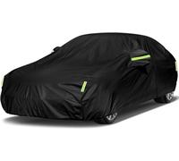 Sailnovo Funda para Coche Hatchback 7 Capas Resistente Cubierta Exterior Completa para Coche, Protección Solar y contra la Nieve al Aire Libre con Cremallera para BMW, Ajuste Universal (hasta 450 cm)