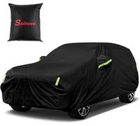 Sailnovo Funda para SUV de 7 Capas Impermeable,para Todo Tipo de Clima con Protección Nieve y Sol con Cremallera de Acceso para Jeep Wrangler y Mazda CX-50 Ajuste Universal(485-508 cm)