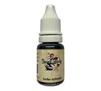 Sailor Jerry adhesivo color Turbo Black (Turbo Negro) 10 ml. Fabricado en Alemania. con certificado. Color, Tatuajes Tattoo Ink, Vertrieb durch Han de Sen Trading & Consulting GmbH.