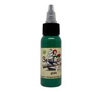 Sailor Jerry adhesivo color verde 30 ml. Fabricado en Alemania. con certificado. Color, Tatuajes Tattoo Ink, Vertrieb durch Han de Sen GmbH.