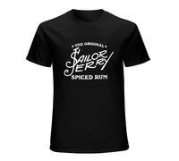 Sailor Jerry - Camiseta unisex para hombre, color negro, Negro, XXL